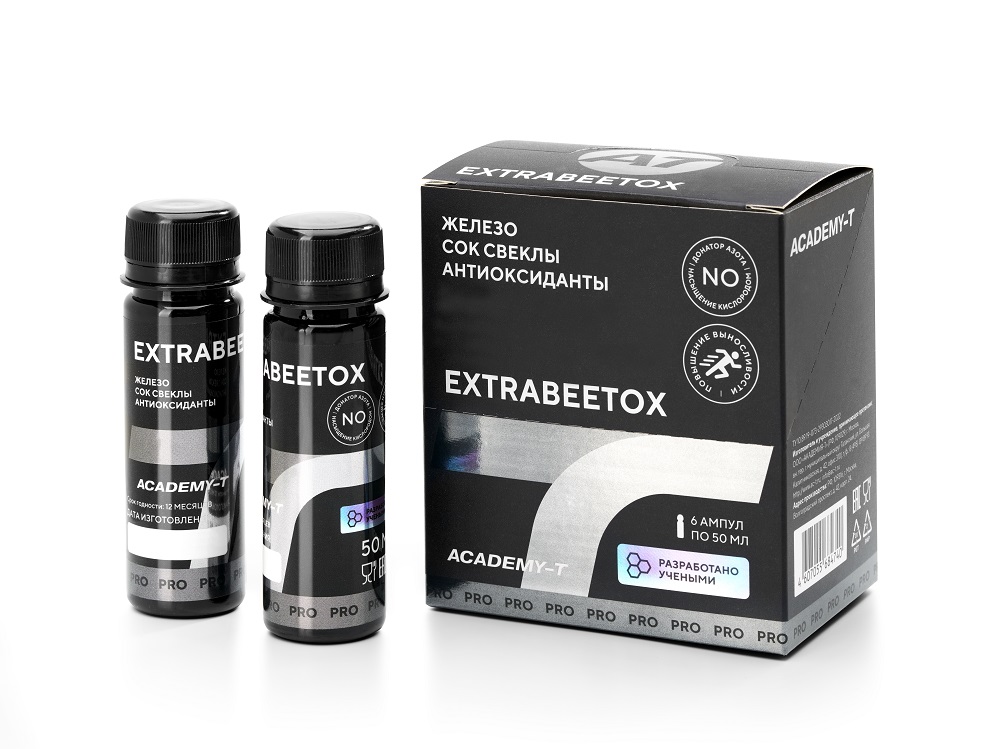 Предтренировочный комплекс Академия-Т ExtraBeetOx 6 флаконов