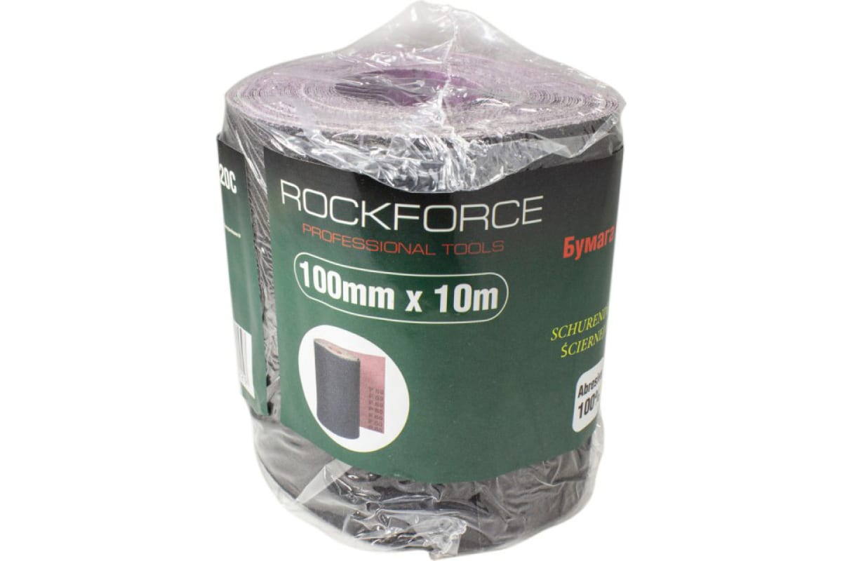 

Бумага Наждачная P-280 100ммх10м На Тканевой Основе Рулон Rockforce ROCK FORCE арт. RFFB42