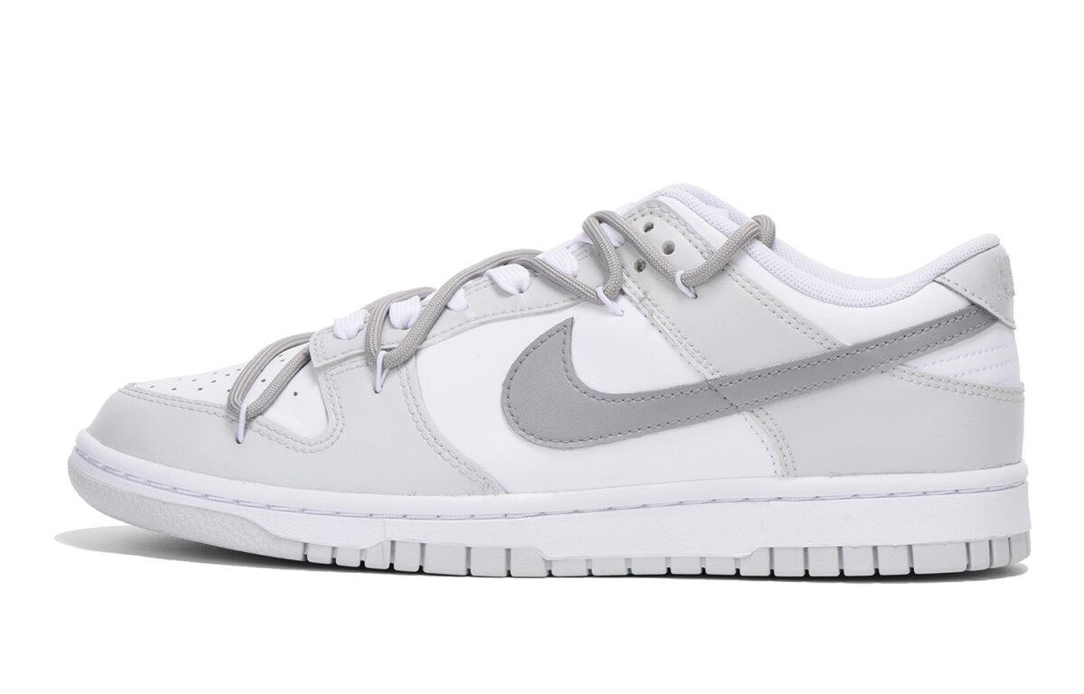 

Кеды унисекс Nike Dunk Low vibe GS белые 38.5 EU, Белый, Dunk Low vibe GS