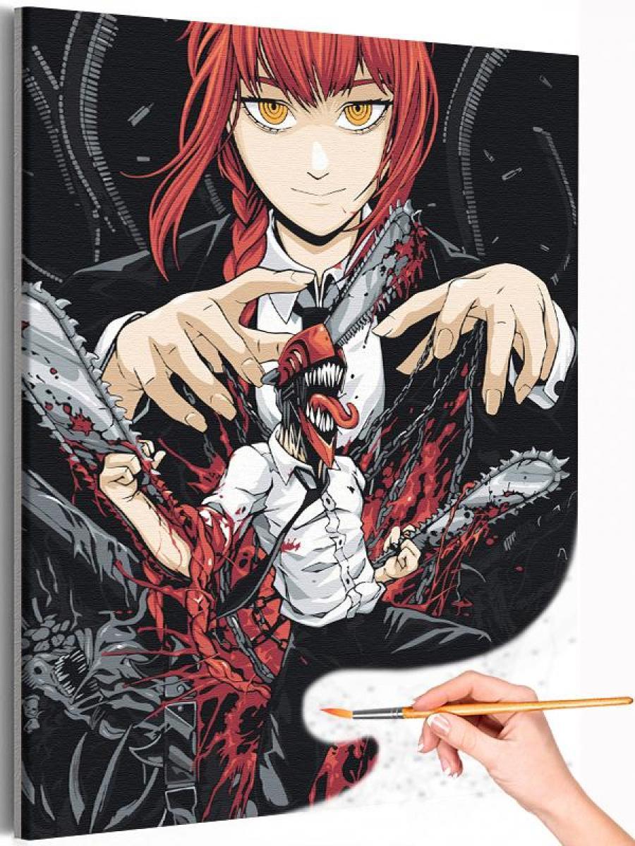 

Картина по номерам Живопись по номерам Человек-бензопила Дэндзи Денджи Аниме Мульт 40х50, Человек-бензопила Дэндзи Денджи Аниме Манга Мультфильмы 40х50