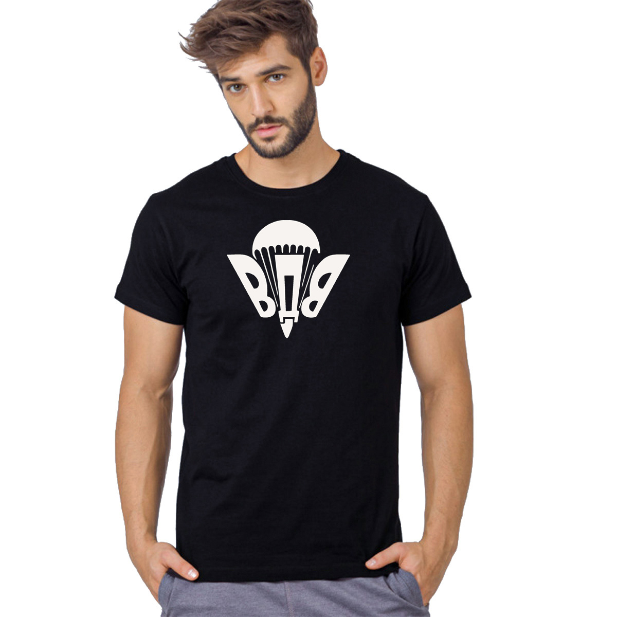 

Футболка черная CoolPodarok ВДВ, K0501284