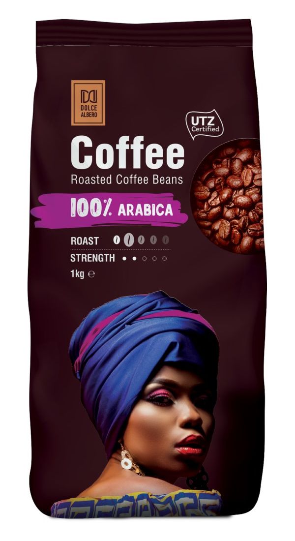 Кофе Dolce Albero 100% Arabica в зернах 1 кг