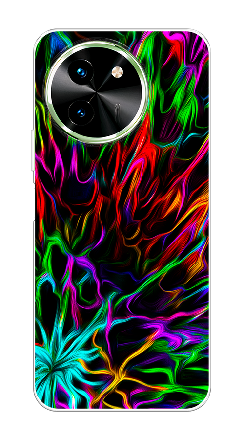 

Чехол на Vivo T3x/Y38 5G "Разноцветные разводы", Голубой;зеленый;оранжевый, 2610750-1