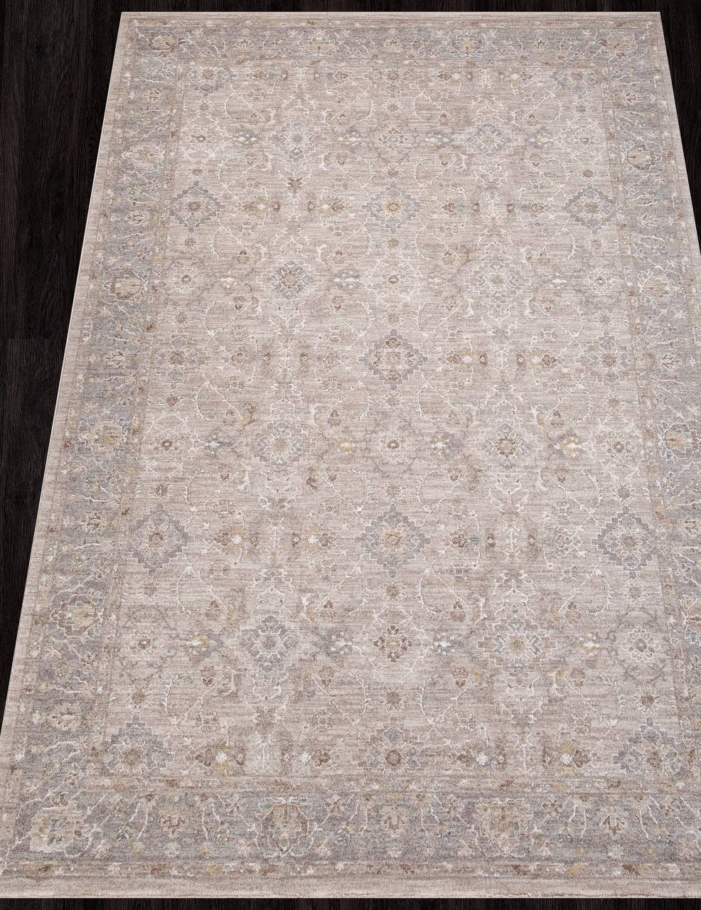 

Ковер INDIRA L0636A LIGHT GRAY ворс 9 мм Полиэстер 90% + Полипропилен 10% 3x3,8 м