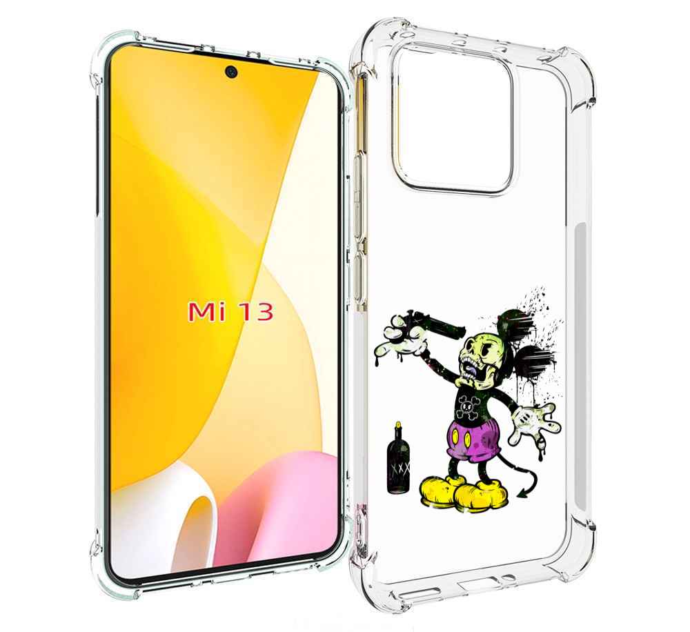 

Чехол MyPads Драг Микки для Xiaomi 13, Прозрачный, Tocco