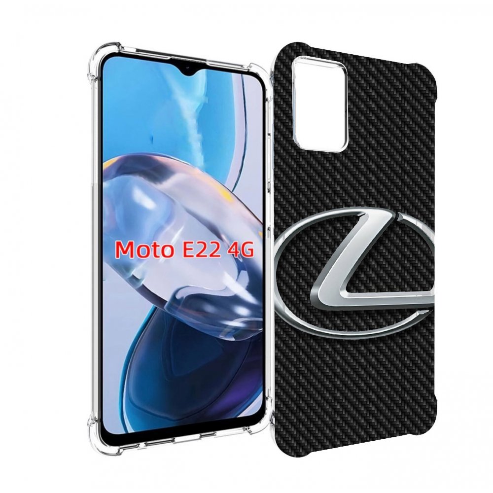 

Чехол MyPads lexus лексус 3 для Motorola Moto E22 4G / E22i 4G, Прозрачный, Tocco