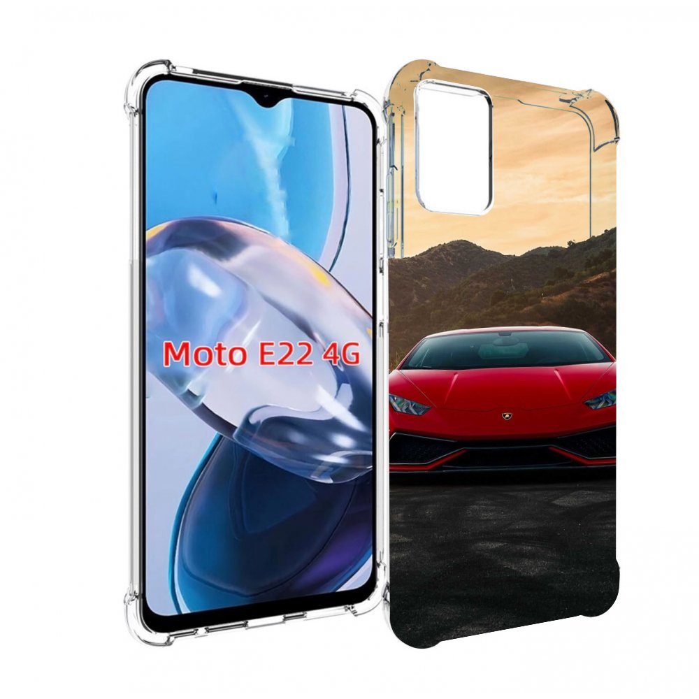 

Чехол MyPads lamborghini ламборгини 1 мужской для Motorola Moto E22 4G / E22i 4G, Прозрачный, Tocco