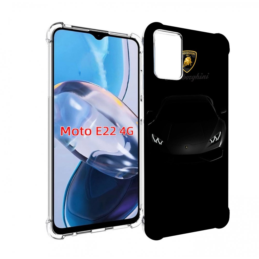 Чехол MyPads lambo ламба 4 мужской для Motorola Moto E22 4G / E22i 4G