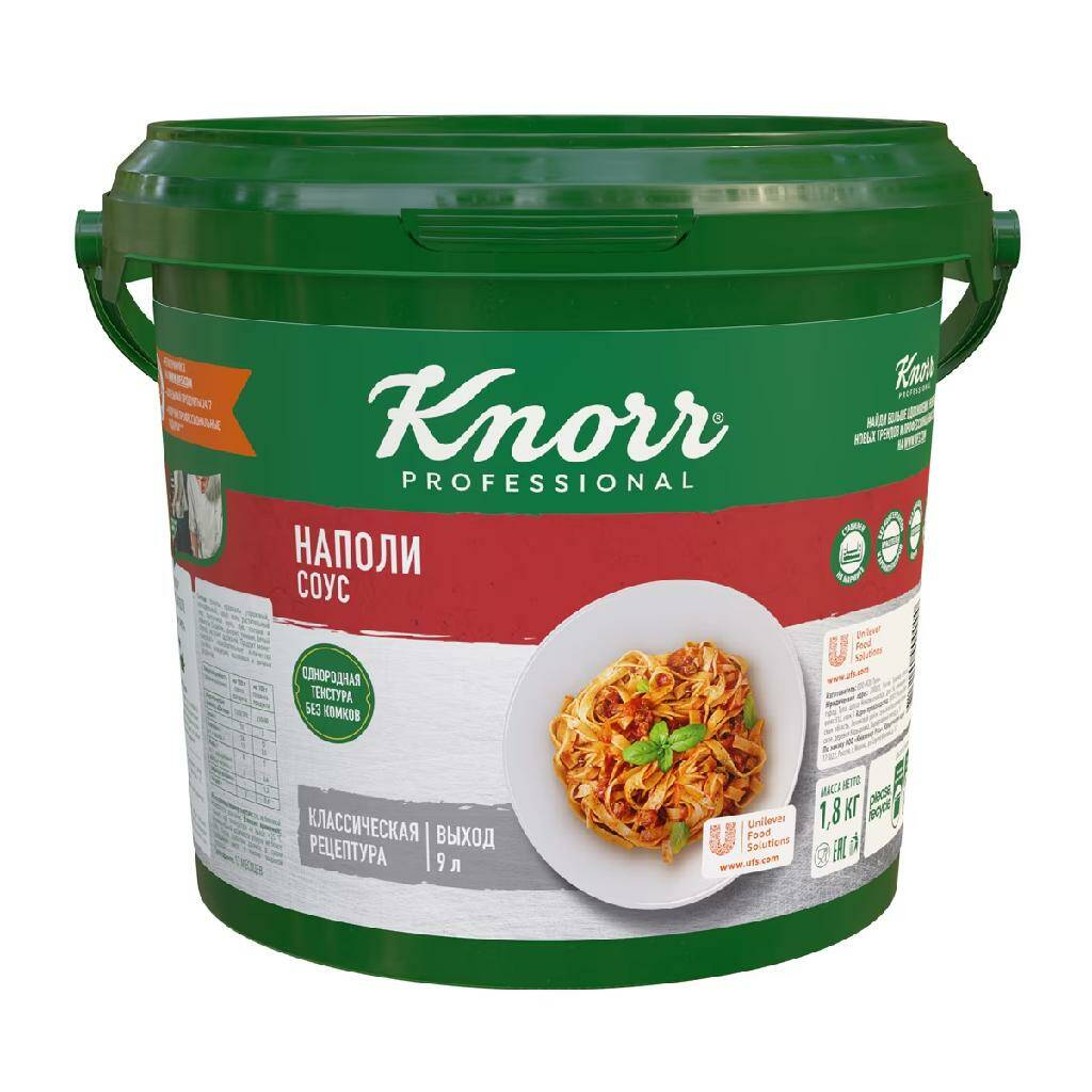 

Сухая смесь Knorr Соус наполи 1,8 кг