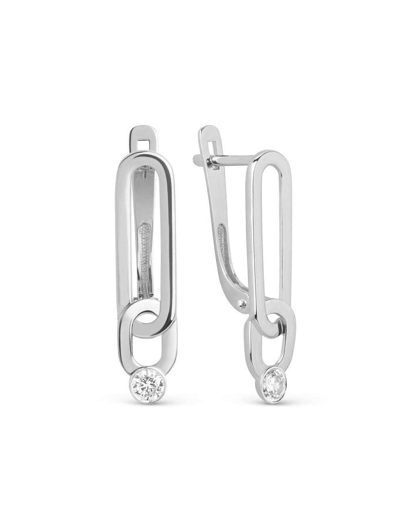 

Серьги из золота TEO MAORI 8020082-3101, фианит, 8020082-3101