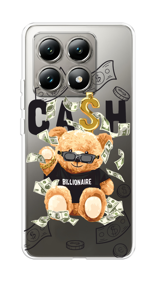 

Чехол на Xiaomi 14T "Big cash", Черный;серый;бежевый, 322850-1