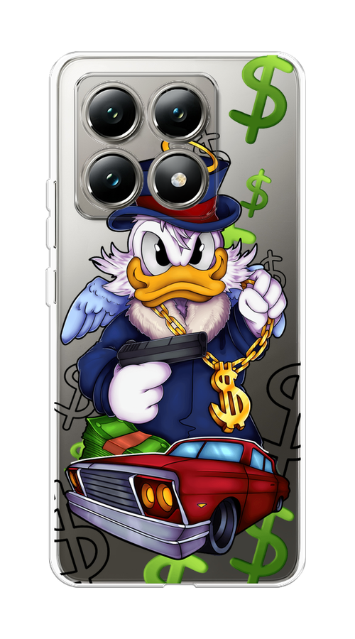 

Чехол на Xiaomi 14T "Scrooge McDuck with a Gold Chain", Красный;синий;белый, 322850-1