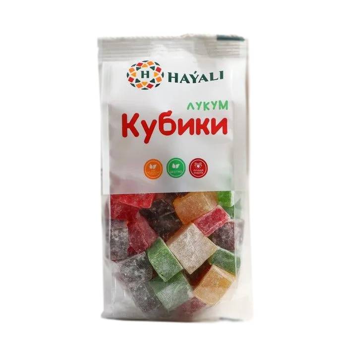 

Лукум Hayali Кубики ягодный микс 200 г