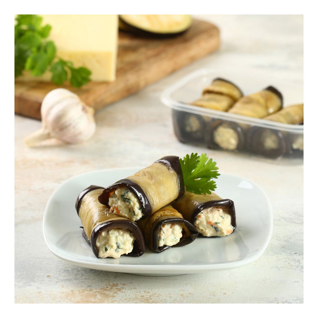 

Рулетики МясновЪ ШЕФ-ПОВАР из баклажанов