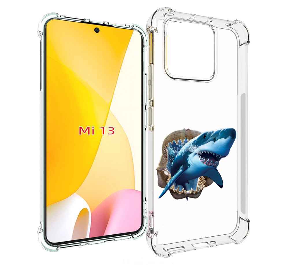 

Чехол MyPads челюсти для Xiaomi 13, Прозрачный, Tocco