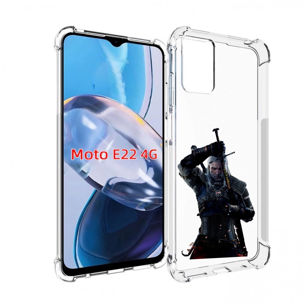 

Чехол MyPads The-Witcher-3-Ведьмак для Motorola Moto E22 4G / E22i 4G, Прозрачный, Tocco