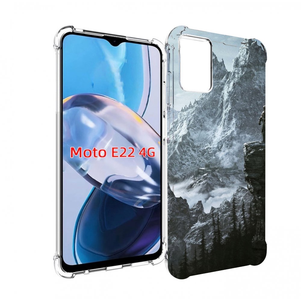 

Чехол MyPads The Elder Scrolls V Skyrim для Motorola Moto E22 4G / E22i 4G, Прозрачный, Tocco