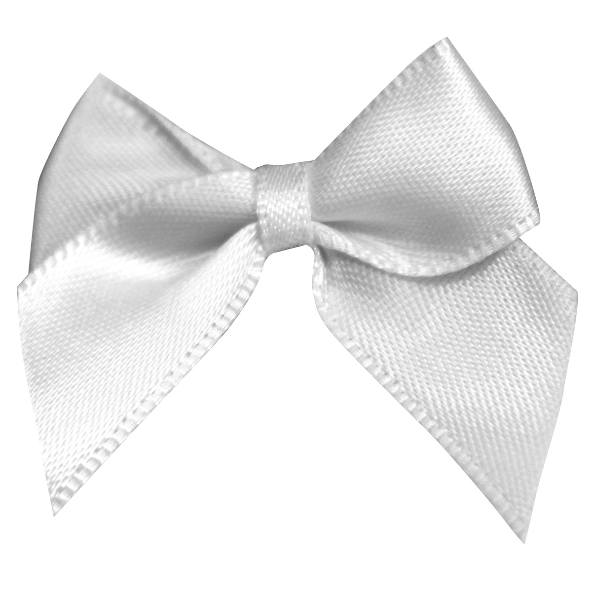 

Бантик пришивной JY100044, 3,3см (029 белый), 50 шт