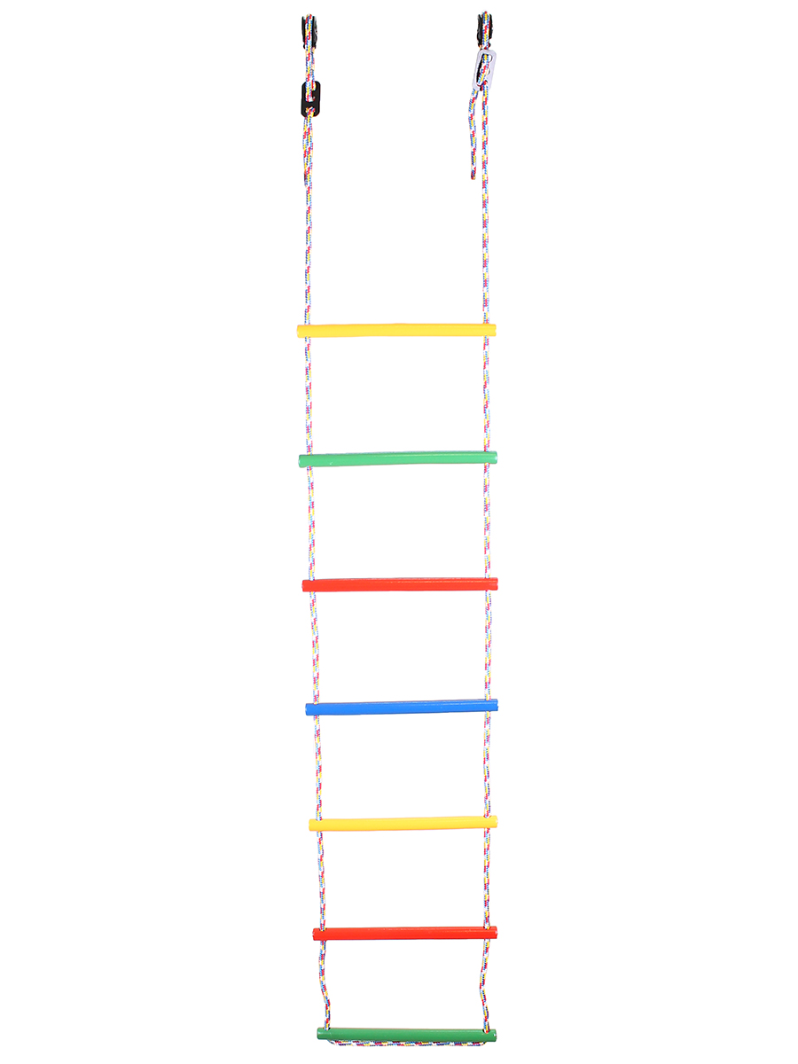 Лестница веревочная Maksi-junior 7 перекладин D25 радуга лестница веревочная юный атлет