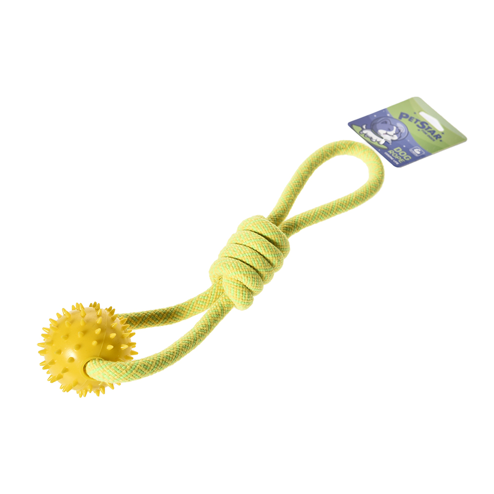 Игрушка для cобак PET STAR Канат с мячом, термопластичная резина, 35 см