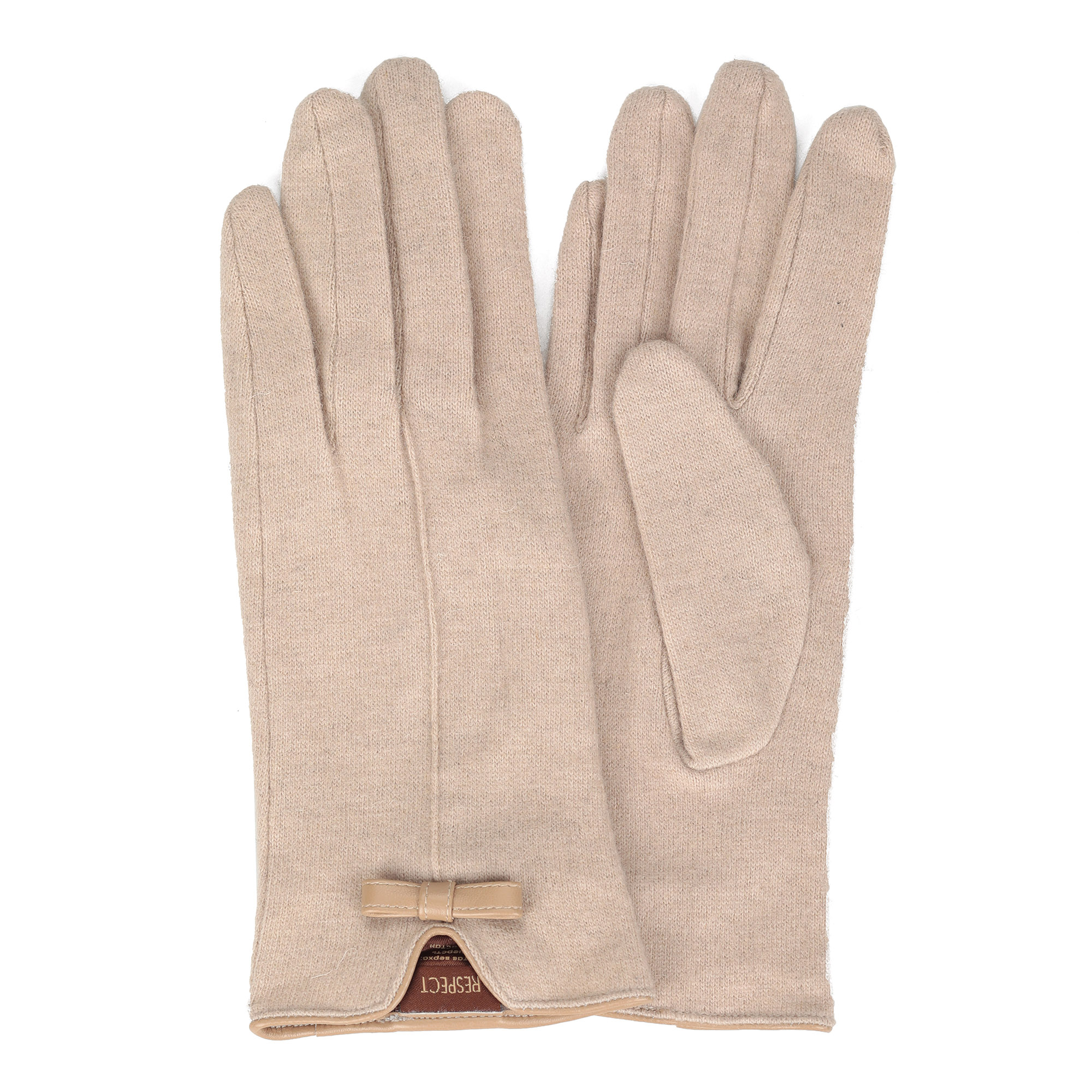 

Перчатки женские Respect RSPH52 бежевые, Бежевый, RSPH52