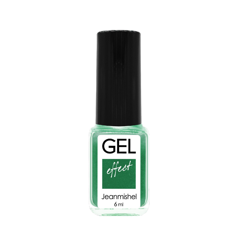 Лак для ногтей Jeanmishel Gel Effect т.265 Светло-зеленый перламутровый