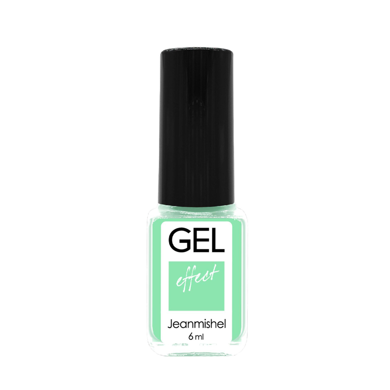 Лак для ногтей Jeanmishel Gel Effect т.246 Светло-ментоловый матовый