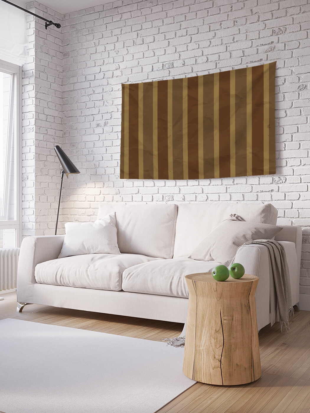 

Горизонтальное фотопанно JoyArty Смирные линии, из ткани, 150х200 см