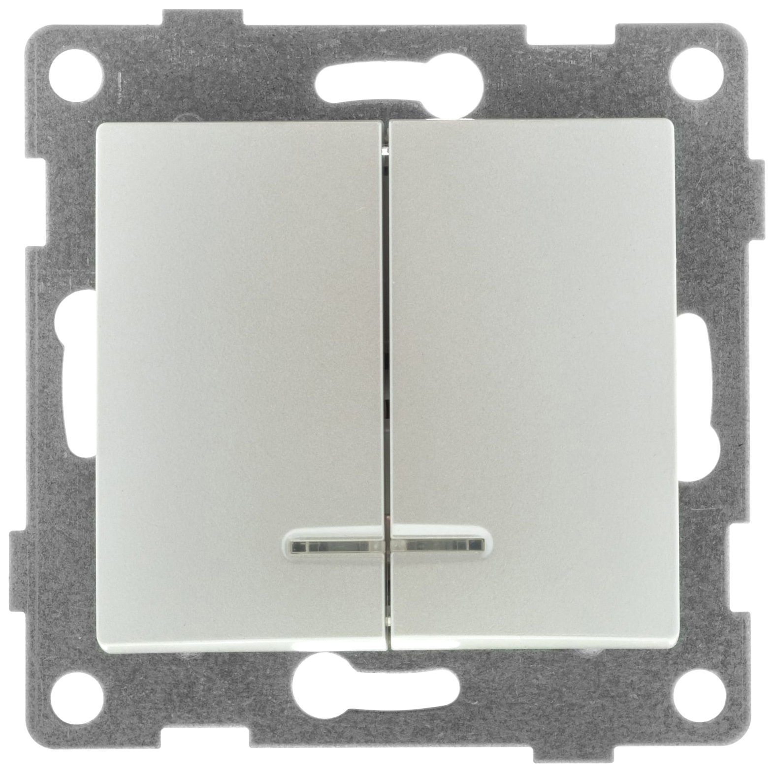 

GUSI ELECTRIC МЕХ. Выкл. 2кл. инд, СУ, 10А, 250В, жемчуг С10В28-028, Бежевый
