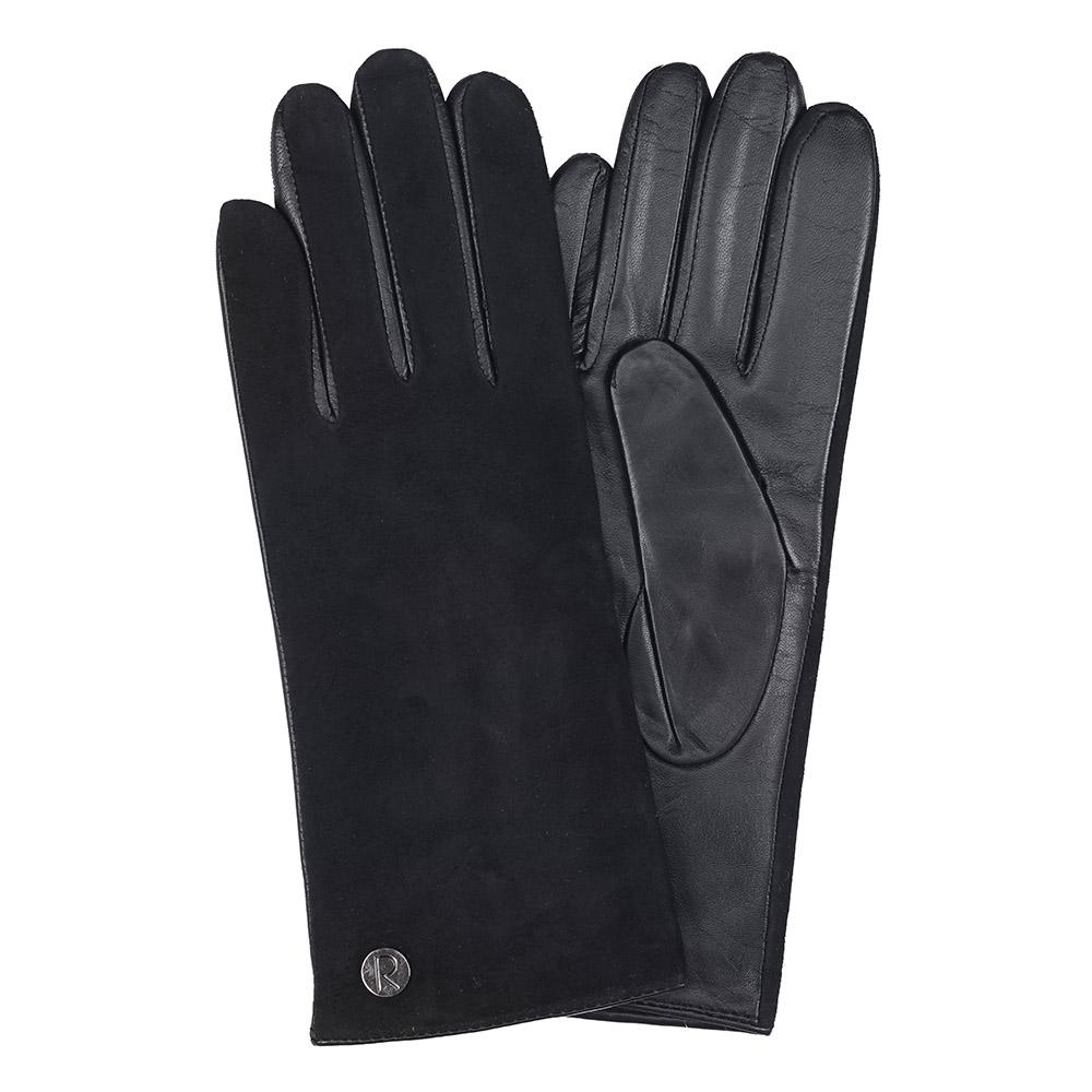 

Перчатки женские Respect LB-4707-RS черные, р, Черный, LB-4707-RS