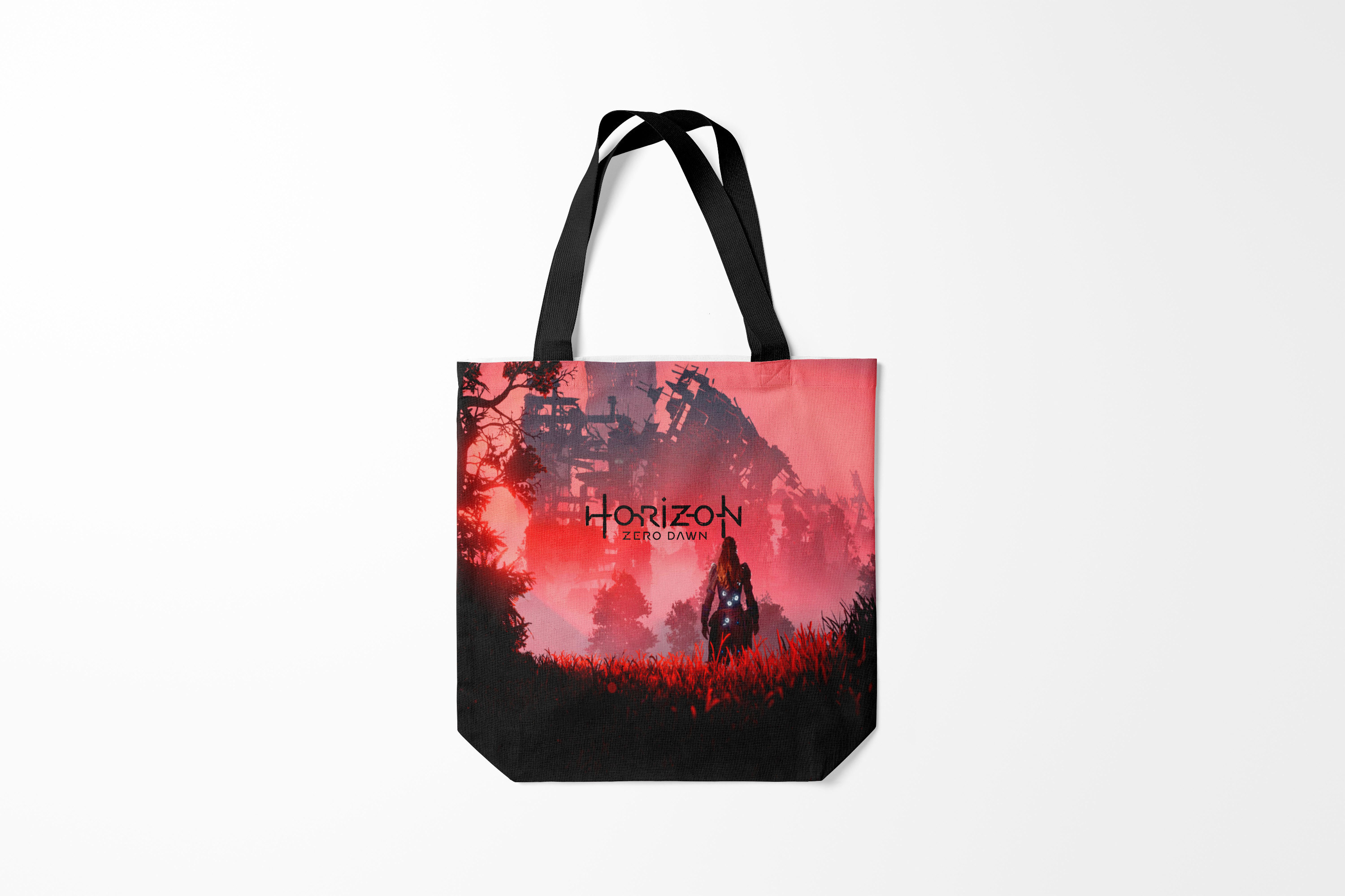 

Сумка шoппер унисекс Burnettie Horizon Zero Dawn, красный, Horizon Zero Dawn