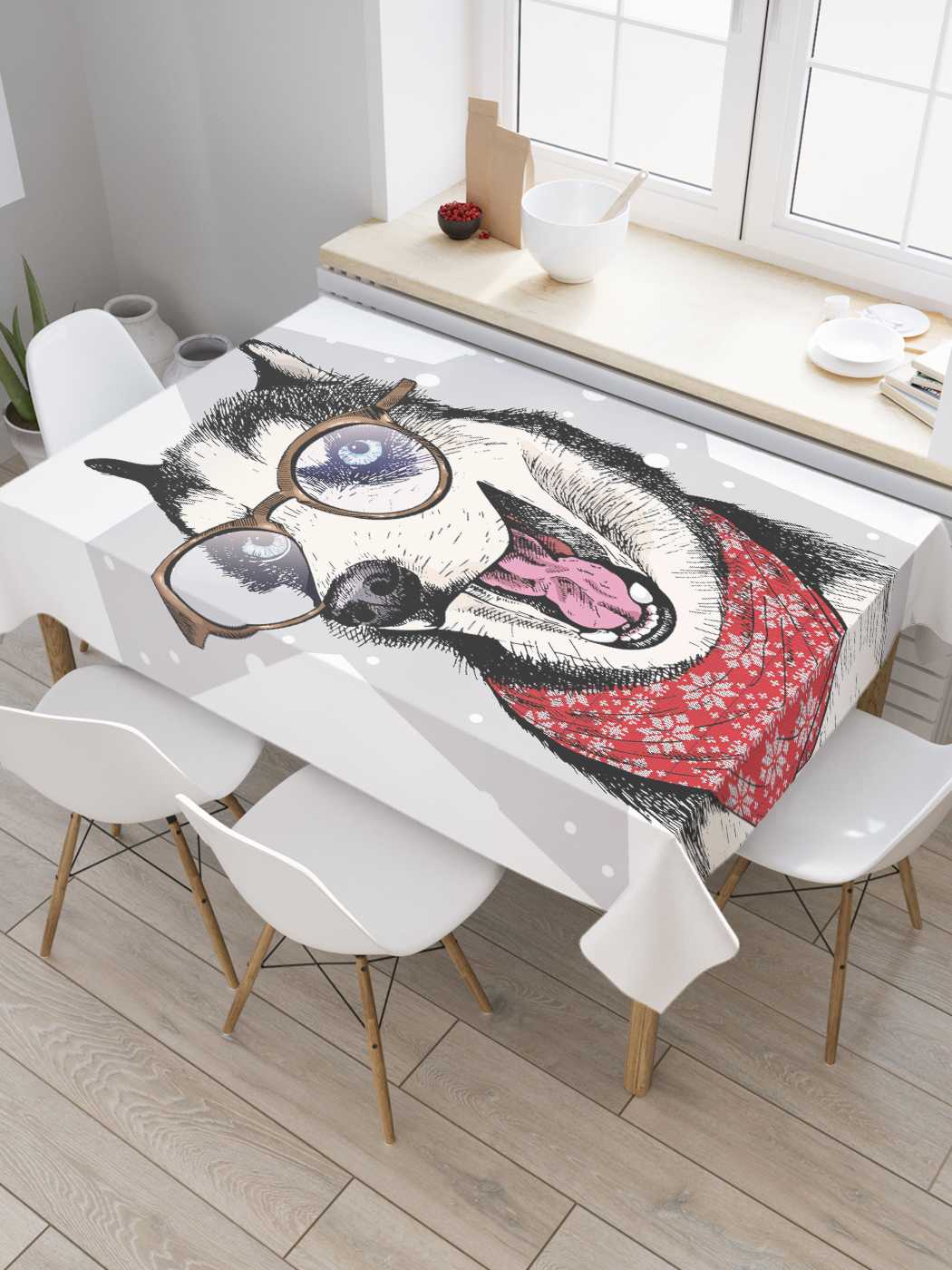 

Скатерть прямоугольная JoyArty "Кто тут звезда" из оксфорда, 120x145 см, Кто тут звезда