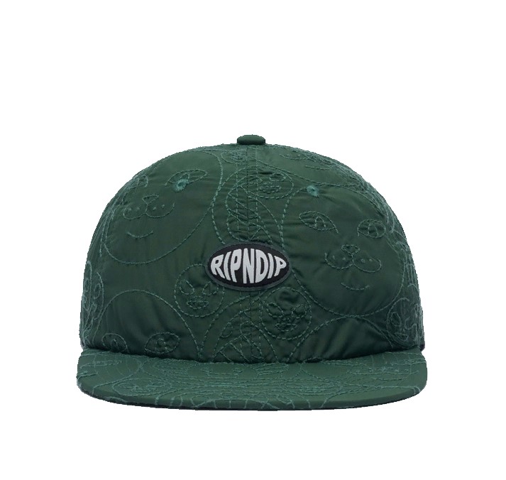 

Бейсболка мужская Ripndip Barry Bonds 6 Panel Quilted, зелёный, Barry Bonds 6 Panel Quilted