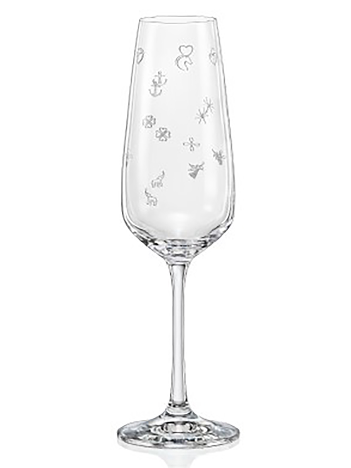 Бокалы для шампанского Crystalex Жизель 75145 190 мл 6 шт