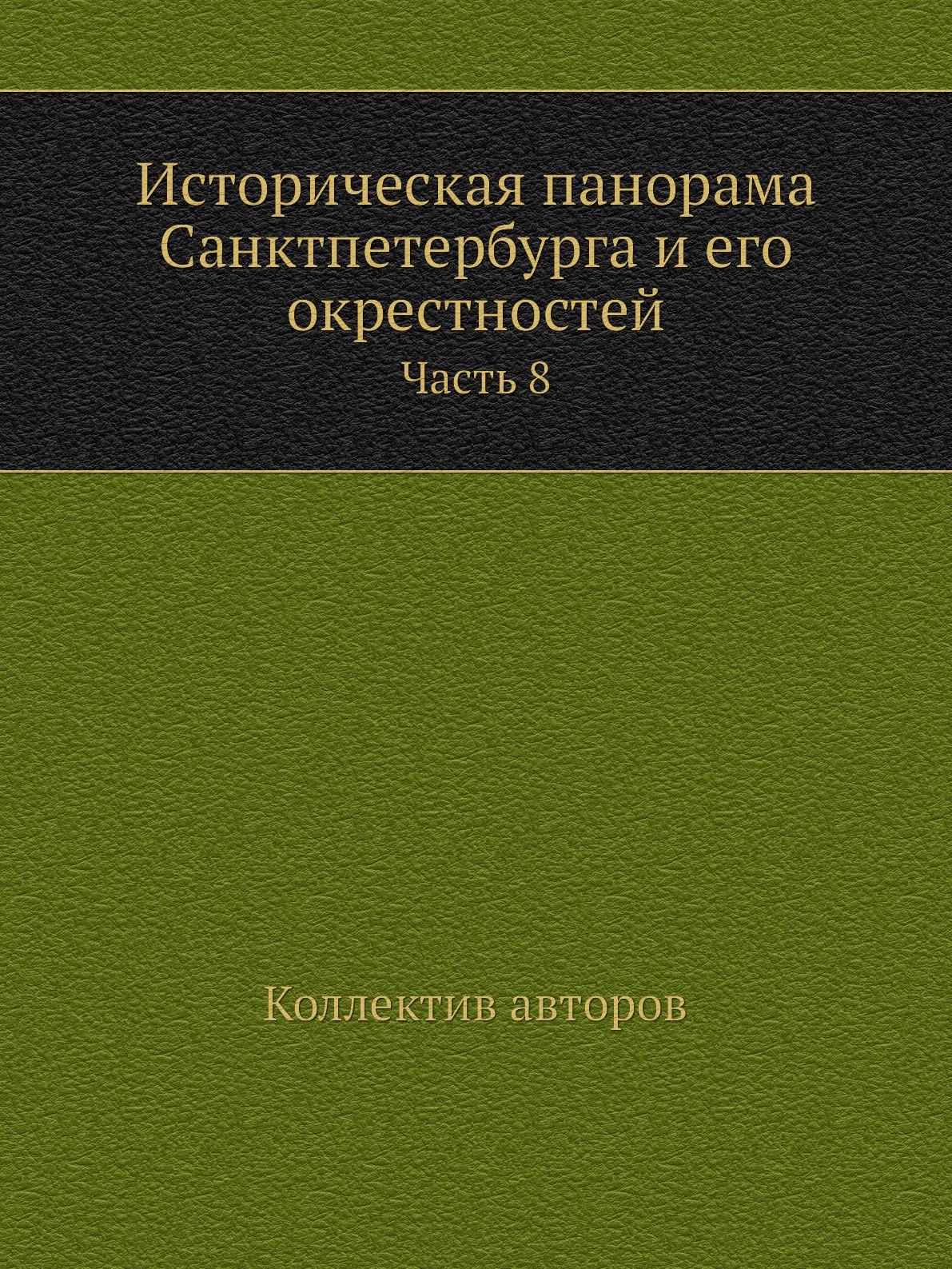 Книга Историческая панорама Санктпетербурга и его окрестностей. Часть 8