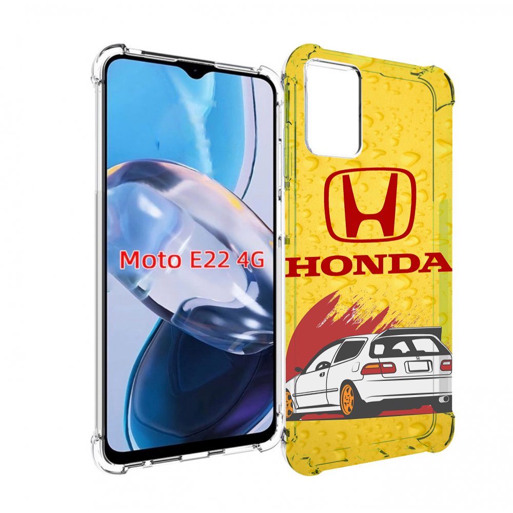 

Чехол MyPads honda-motor для Motorola Moto E22 4G / E22i 4G, Прозрачный, Tocco