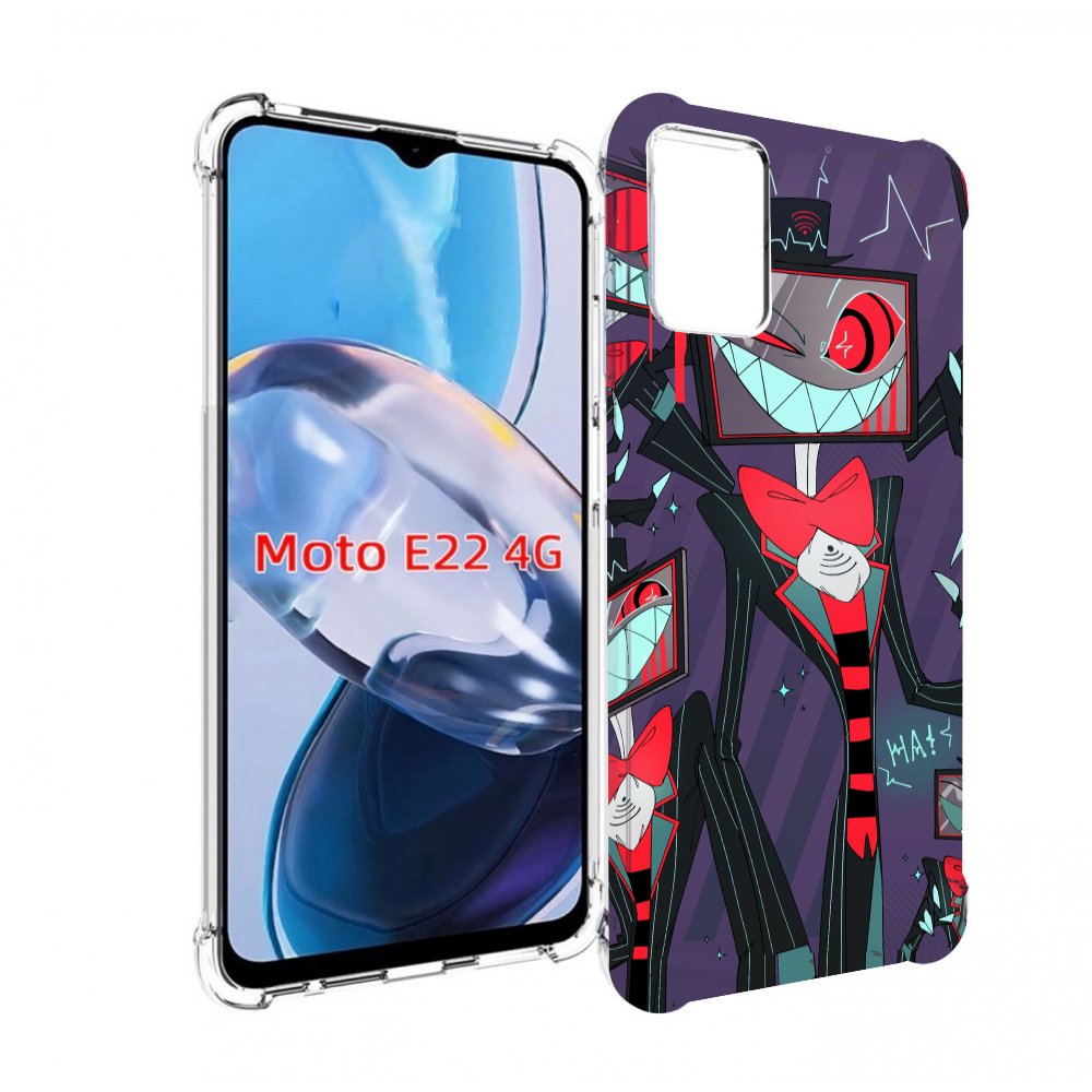 

Чехол MyPads hazbin hotel для Motorola Moto E22 4G / E22i 4G, Прозрачный, Tocco