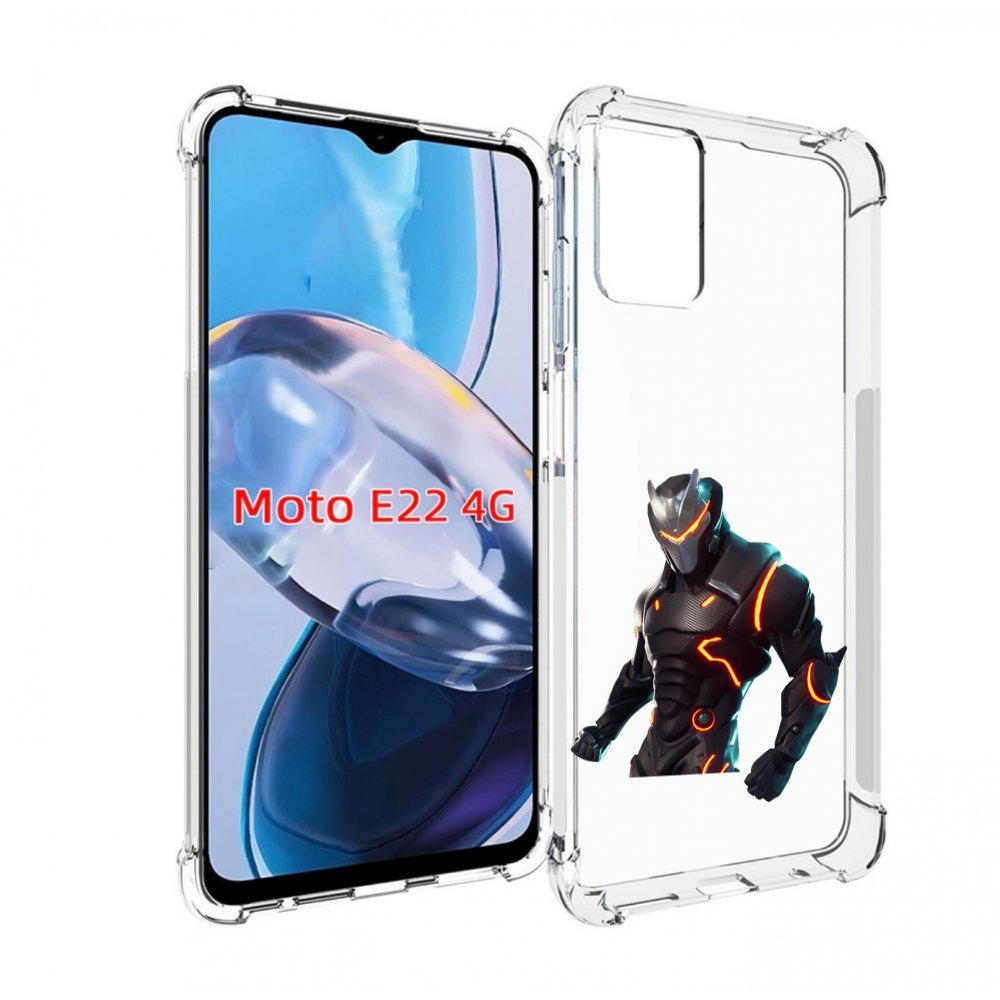 

Чехол MyPads fortnite-1 для Motorola Moto E22 4G / E22i 4G, Прозрачный, Tocco