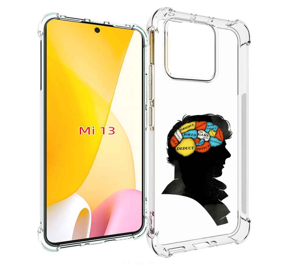 

Чехол MyPads темный рисунок для Xiaomi 13, Прозрачный, Tocco