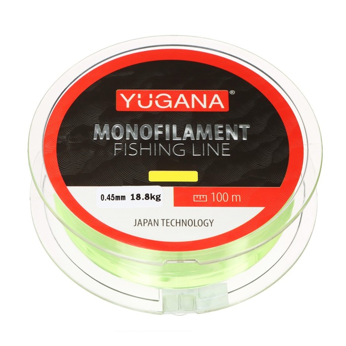 Леска монофильная Yugana Monofilament fishing, 0.45 мм, 18.8 кг, 100 мline