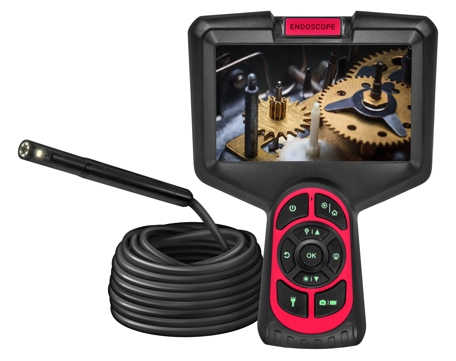 Эндоскоп CARCAM ENDO 5MP Auto focus M70 веб камера logitech c922 pro stream full hd 1080p 30fps 720p 60fps автофокус угол обзора 78° стереомикрофон лицензия xsplit на 3мес кабель 1 5м
