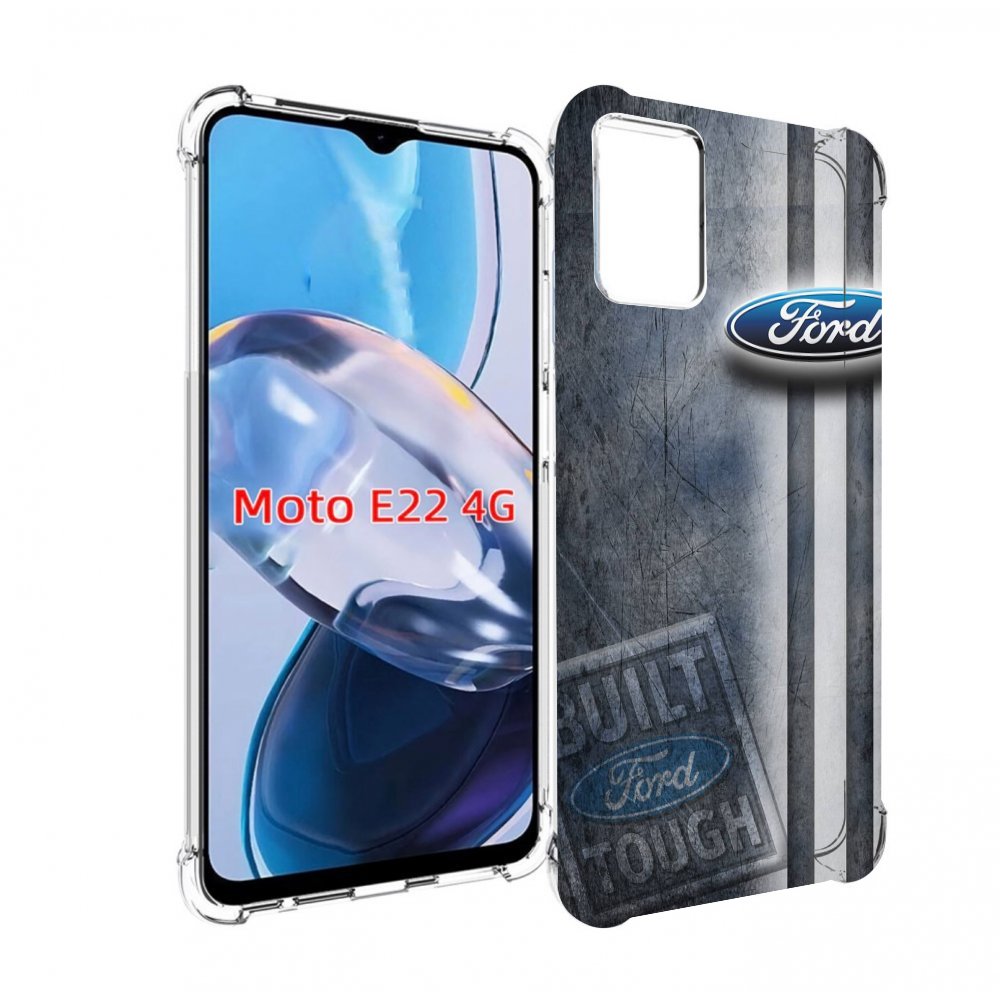 

Чехол MyPads ford форд 2 для Motorola Moto E22 4G / E22i 4G, Прозрачный, Tocco
