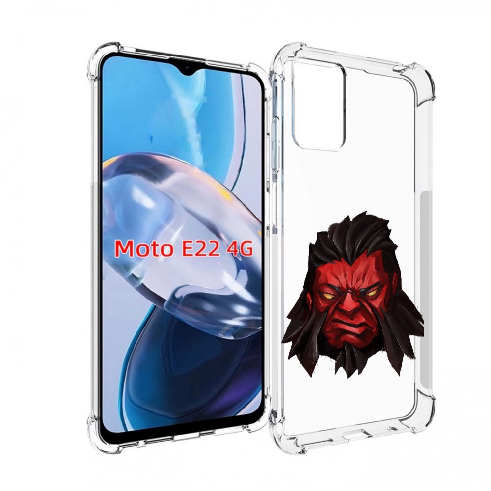 

Чехол MyPads dota-2-axe для Motorola Moto E22 4G / E22i 4G, Прозрачный, Tocco