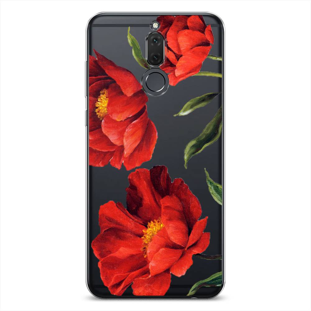 

Чехол Awog на Huawei Nova 2i/Mate 10 Lite "Красные маки", Красный, 6120550-8
