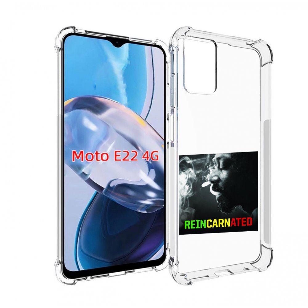 

Чехол MyPads Snoop Dogg REINCARNATED для Motorola Moto E22 4G / E22i 4G, Прозрачный, Tocco