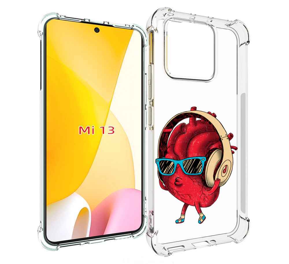 

Чехол MyPads слушай сердце для Xiaomi 13, Прозрачный, Tocco