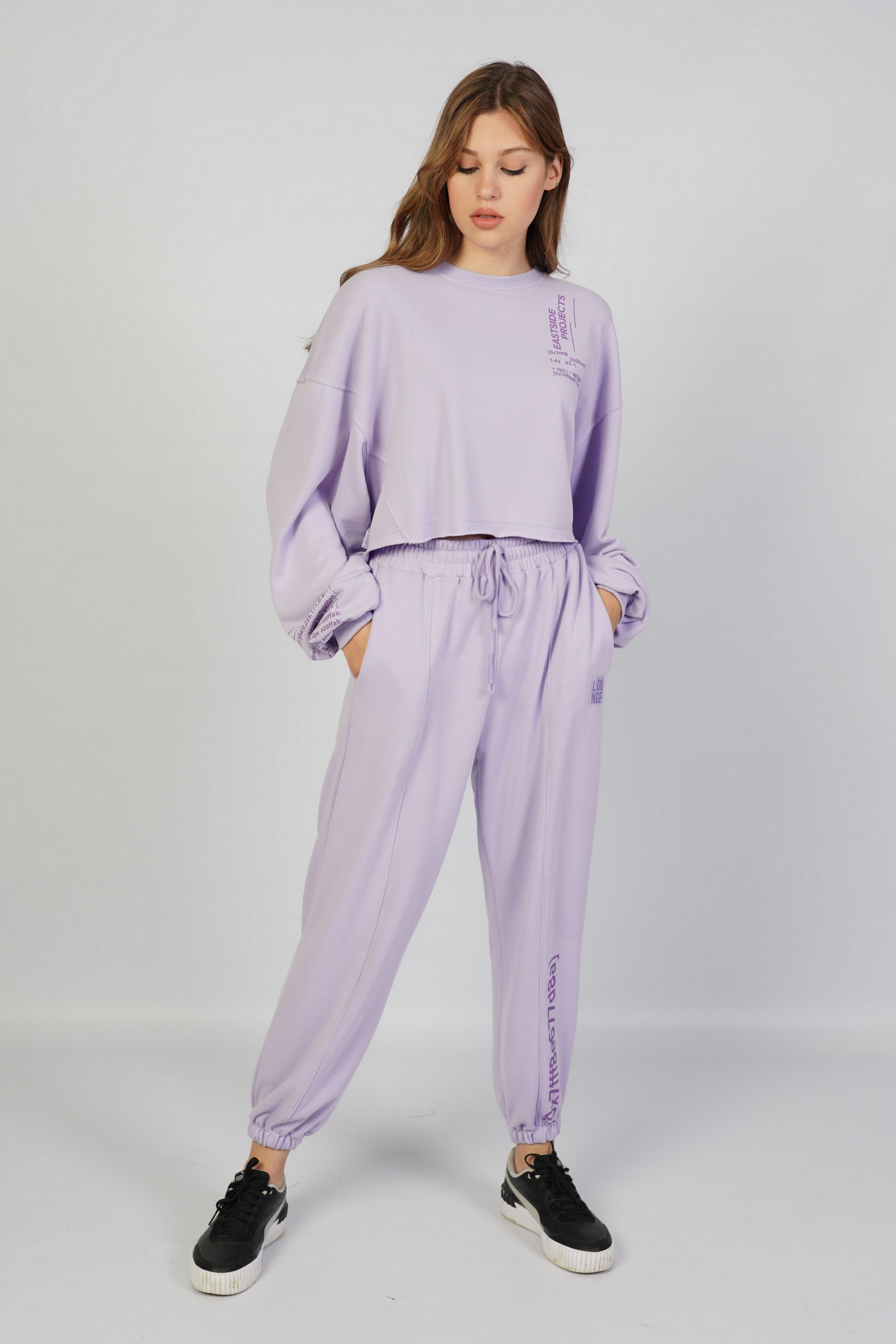 Комплект домашний женский VIENETTA 102012_0000 фиолетовый L/XL
