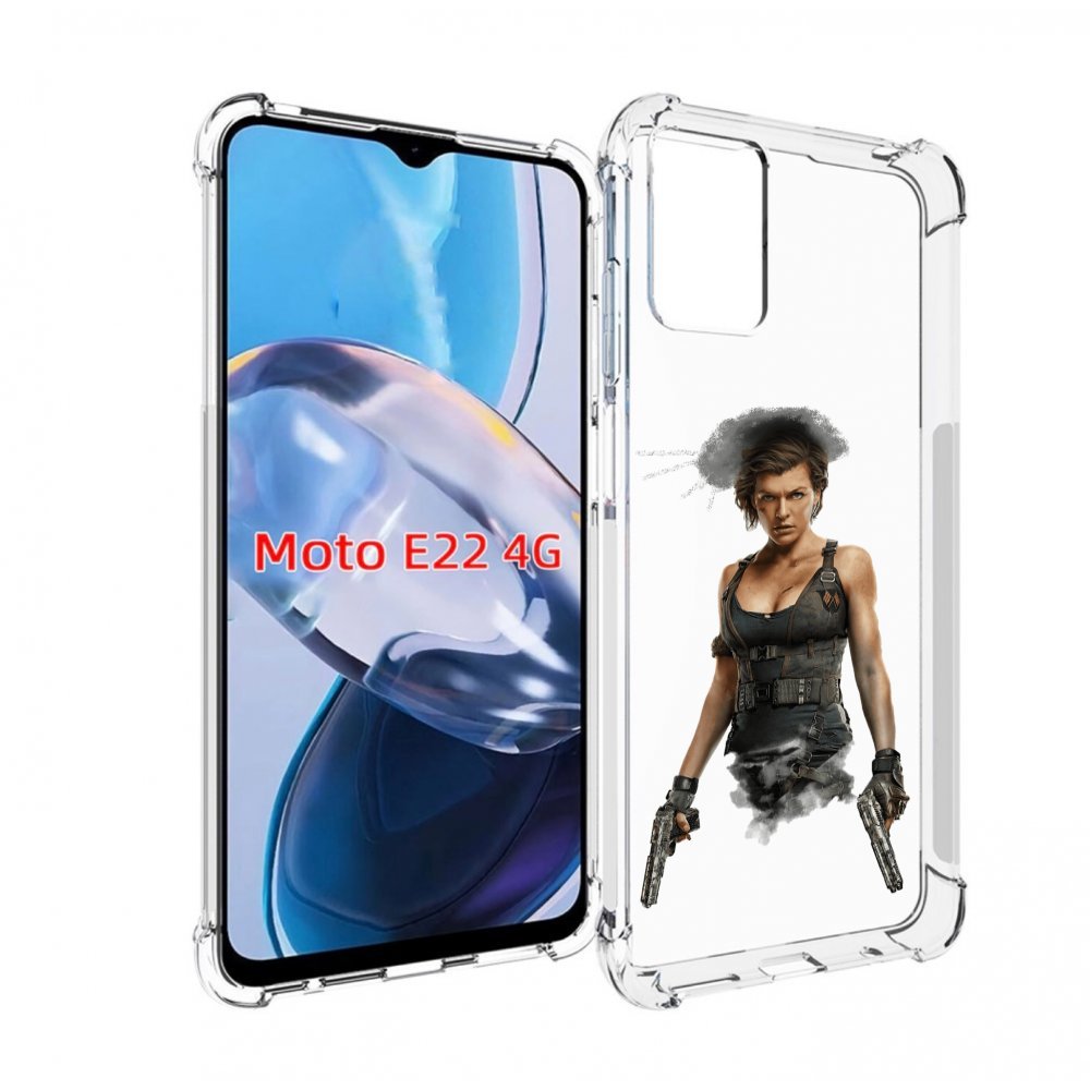 

Чехол MyPads Resident-Evil для Motorola Moto E22 4G / E22i 4G, Прозрачный, Tocco