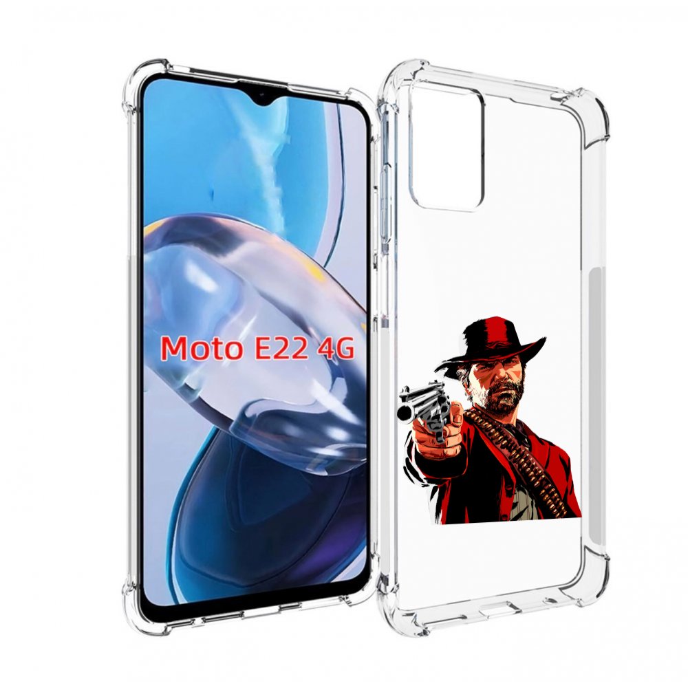 

Чехол MyPads Red-Dead-Redemption-2-РДР-2 для Motorola Moto E22 4G / E22i 4G, Прозрачный, Tocco