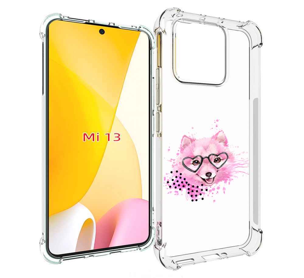 

Чехол MyPads розовый волченок для Xiaomi 13, Прозрачный, Tocco